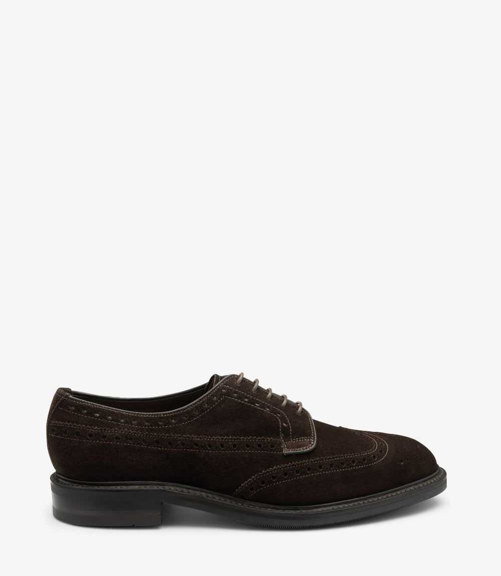 Ripon Dark Brown Suede – Loake Shoemakers